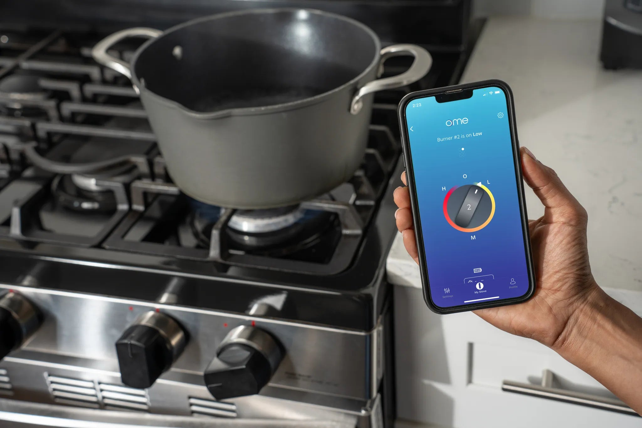 Ome updates Smart Knob for kitchen stove safety